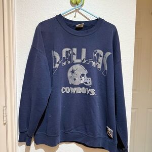 Vintage 1993 NFL Blue Crewneck Sweater Dallas Cowboys